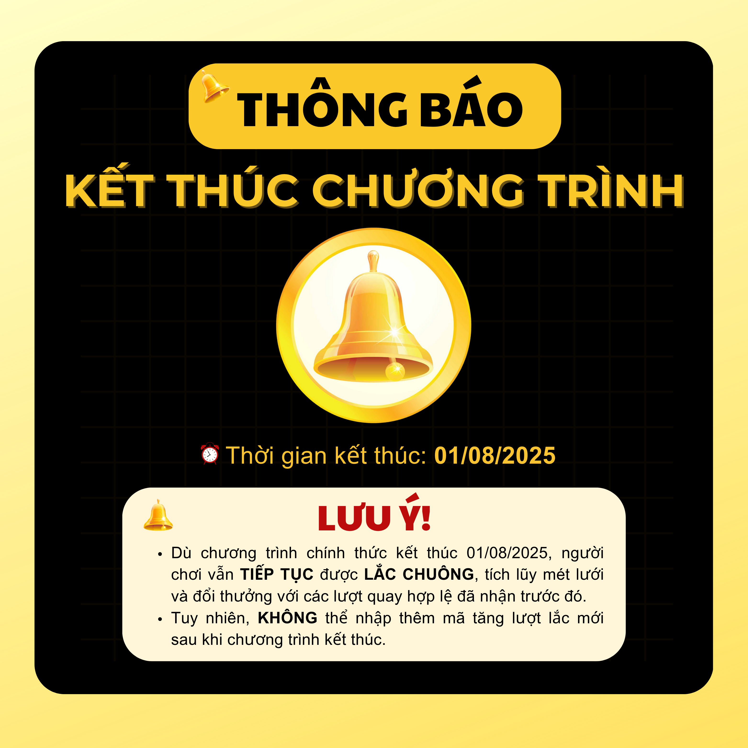 Sự kiện đã kết thúc